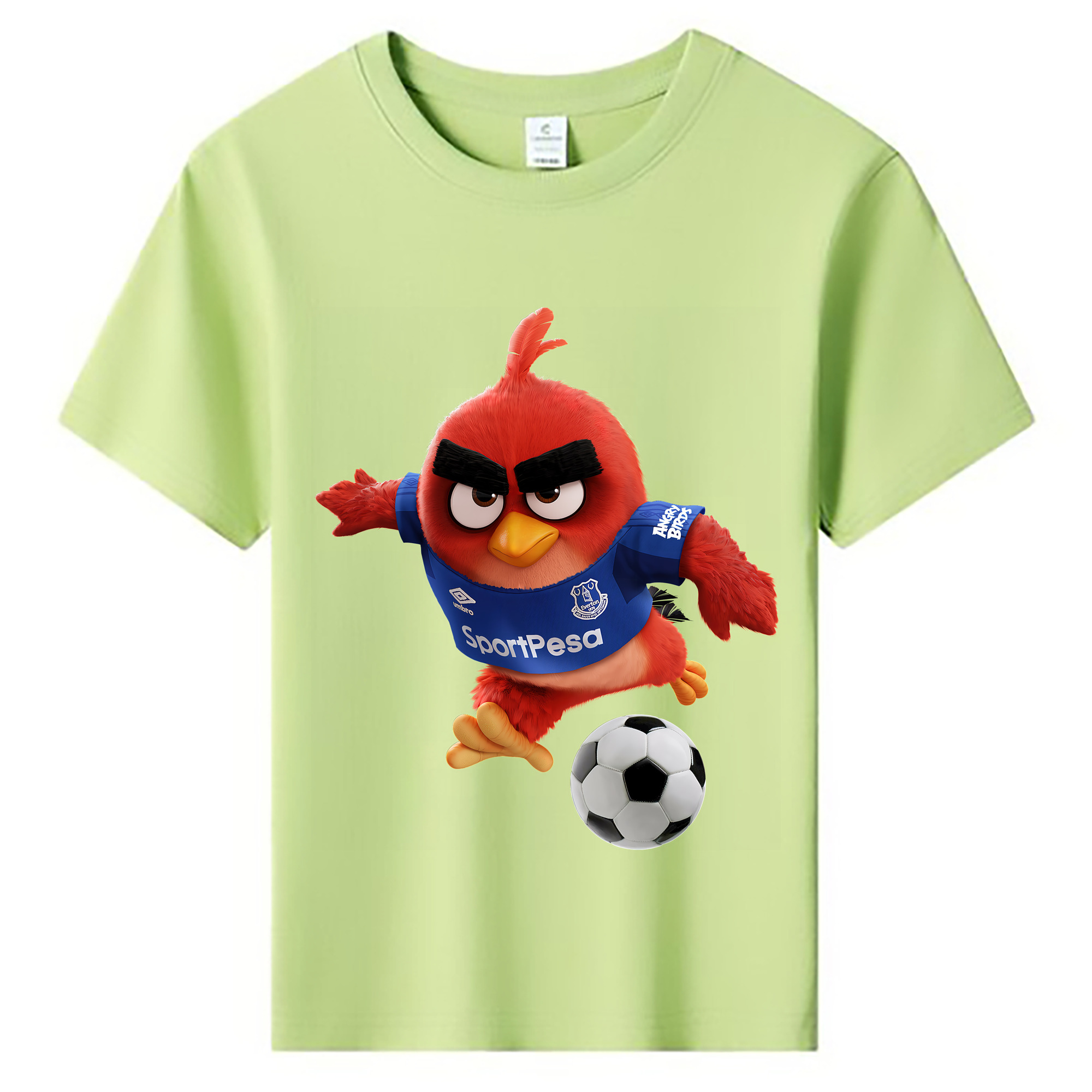 （画像用） Angry Birds アングリーバード 綿100％キッズTシャツ（フロントプリント）
